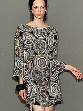 Marchesa runway fully beaded dress